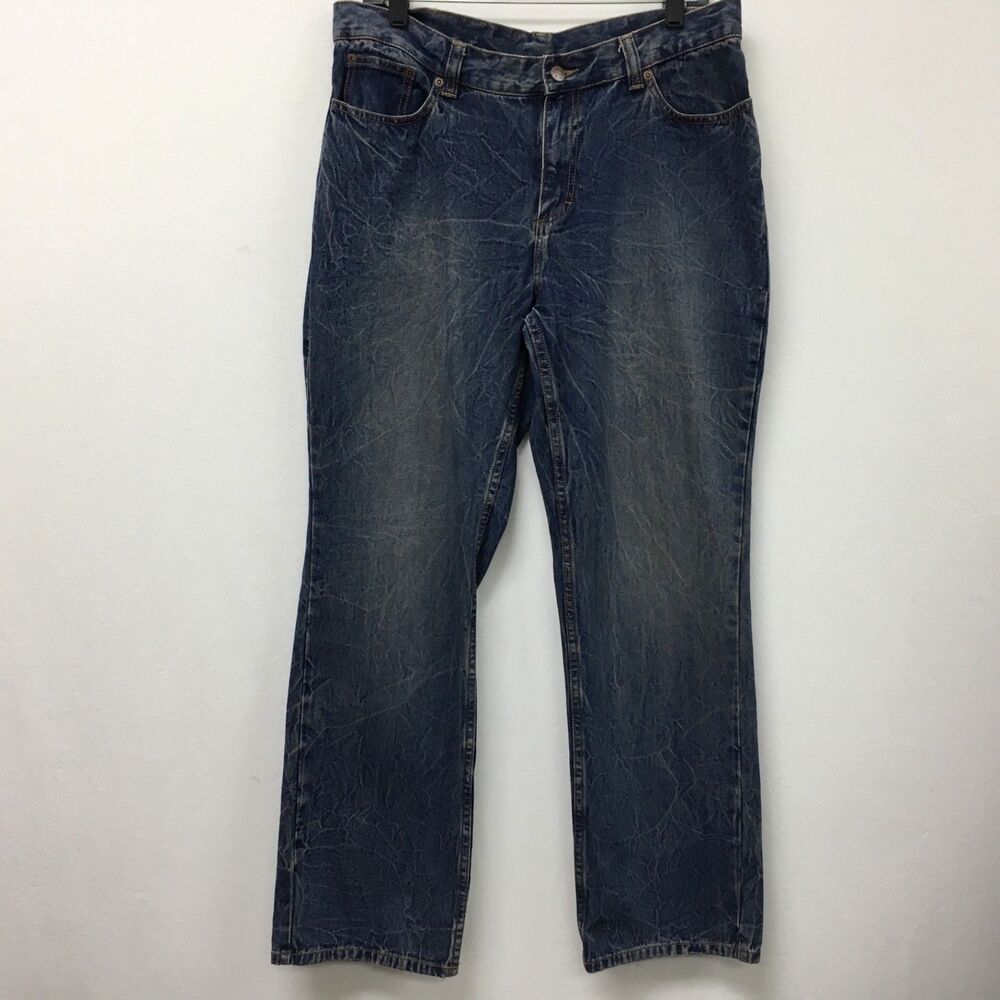 Riveted by‎ Lee Women's Pants Size 14 Medium Blue Denim Jeans